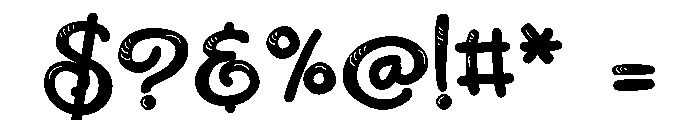 ZP Mighty Fine Shine Font OTHER CHARS
