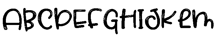 ZP Mighty Fine Shine Font UPPERCASE