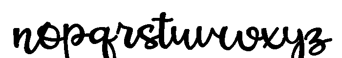 ZP Mighty Moose Bold Font LOWERCASE