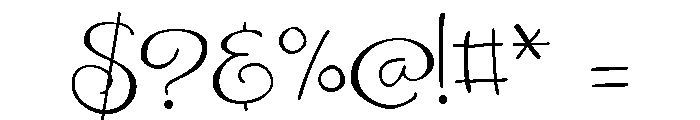 ZP Mighty Moose Light Font OTHER CHARS