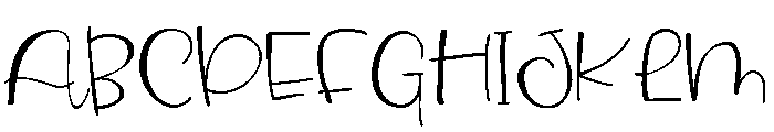 ZP Mighty Moose Light Font UPPERCASE