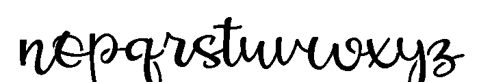 ZP Mighty Moose Stencil Font LOWERCASE