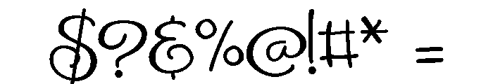 ZP Mighty Moose Font OTHER CHARS