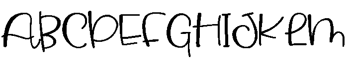 ZP Mighty Moose Font UPPERCASE