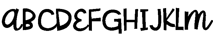 ZP Milkalicious Font UPPERCASE