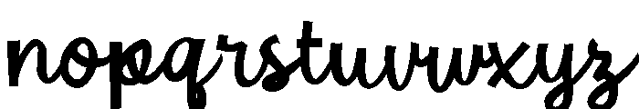 ZP Milkalicious Font LOWERCASE