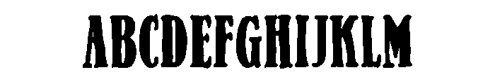 ZP Milkshake Condensed Bold Font UPPERCASE