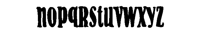 ZP Milkshake Condensed Bold Font LOWERCASE