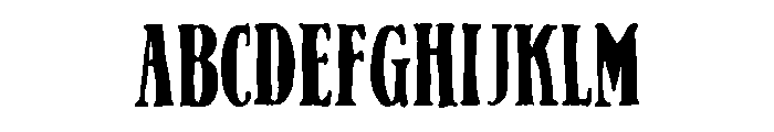 ZP Milkshake Condensed Font UPPERCASE