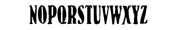 ZP Milkshake Condensed Font UPPERCASE
