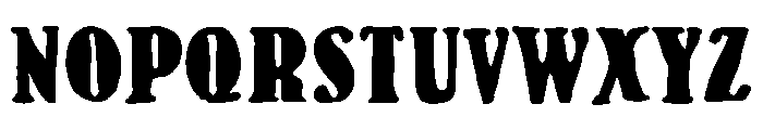 ZP Milkshake Expanded Bold Font UPPERCASE