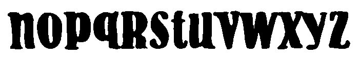 ZP Milkshake Expanded Bold Font LOWERCASE