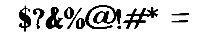 ZP Milkshake Expanded Font OTHER CHARS