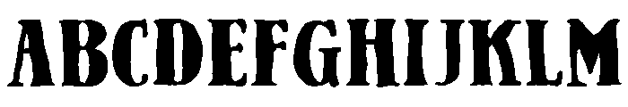 ZP Milkshake Expanded Font UPPERCASE