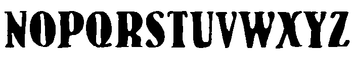 ZP Milkshake Expanded Font UPPERCASE