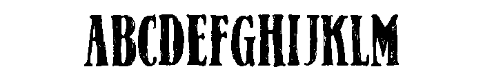 ZP Milkshake Macho Condensed Font UPPERCASE