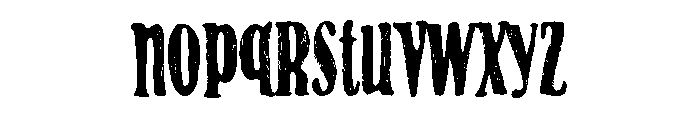 ZP Milkshake Macho Condensed Font LOWERCASE
