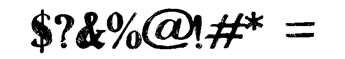 ZP Milkshake Macho Expanded Font OTHER CHARS