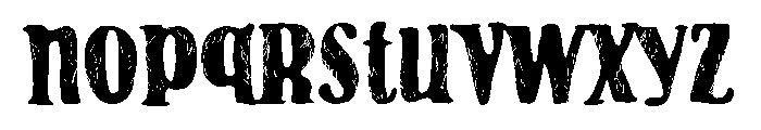 ZP Milkshake Macho Expanded Font LOWERCASE