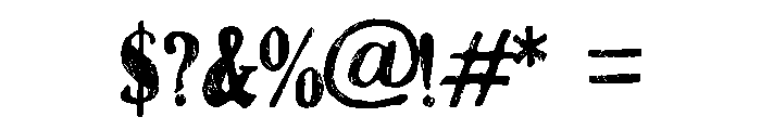ZP Milkshake Macho Font OTHER CHARS