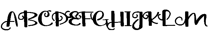 ZP Mollymawk Stencil Font UPPERCASE