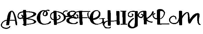 ZP Mollymawk Font UPPERCASE