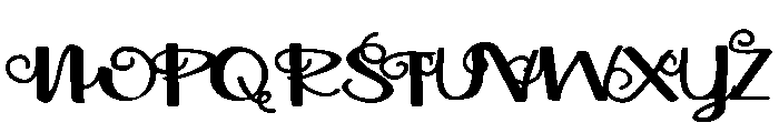 ZP Mollymawk Font UPPERCASE