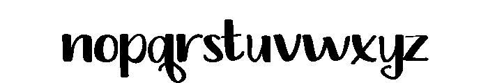 ZP Mollymawk Font LOWERCASE