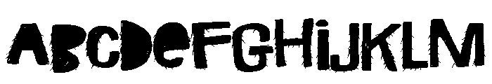 ZP Monstrosity Expanded Font UPPERCASE
