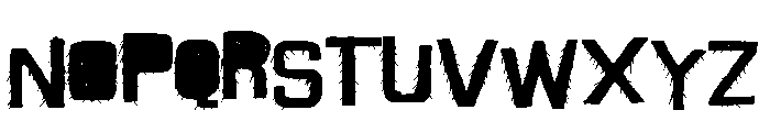 ZP Monstrosity Expanded Font UPPERCASE