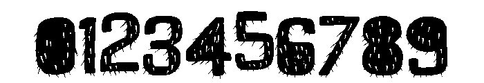 ZP Monstrosity Furry Expanded Font OTHER CHARS