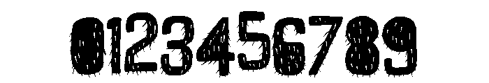 ZP Monstrosity Furry Font OTHER CHARS