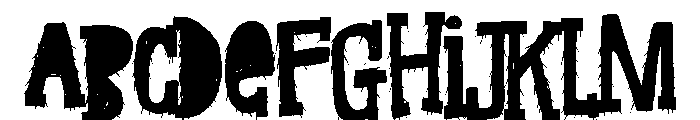 ZP Monstrosity More Condensed Font UPPERCASE