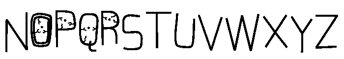 ZP Monstrosity More Print Bold Font UPPERCASE