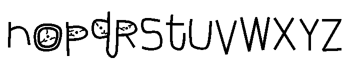 ZP Monstrosity More Print Bold Font LOWERCASE