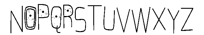 ZP Monstrosity More Print Condensed Font UPPERCASE