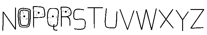 ZP Monstrosity More Print Expanded Font UPPERCASE