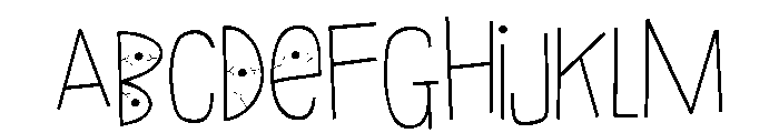 ZP Monstrosity More Print Font UPPERCASE