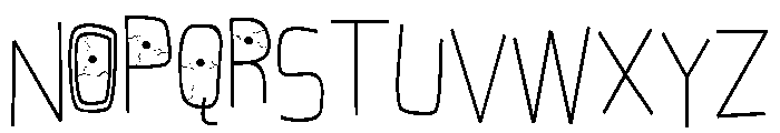 ZP Monstrosity More Print Font UPPERCASE