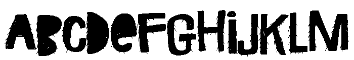 ZP Monstrosity Font UPPERCASE