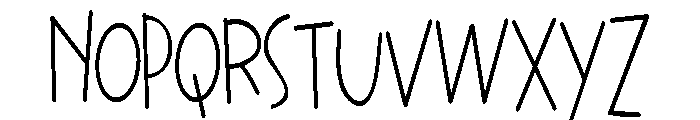 ZP Moonshine Condensed Font UPPERCASE