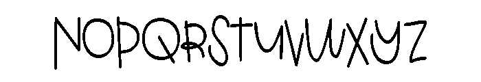 ZP Moonshine Condensed Font LOWERCASE