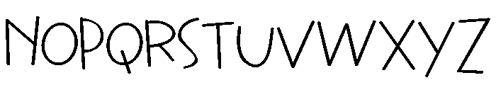 ZP Moonshine Expanded Font UPPERCASE