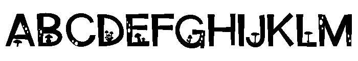 ZP Moshroom Font UPPERCASE