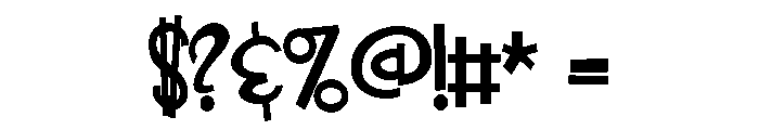 ZP Mother May I Condensed Bold Font OTHER CHARS