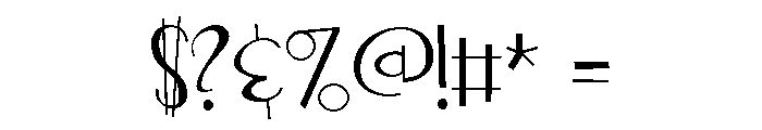ZP Mother May I Condensed Light Font OTHER CHARS