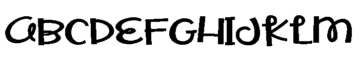 ZP Mother May I Expanded Bold Font UPPERCASE