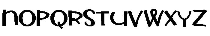 ZP Mother May I Expanded Bold Font UPPERCASE