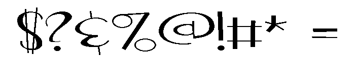 ZP Mother May I Expanded Light Font OTHER CHARS