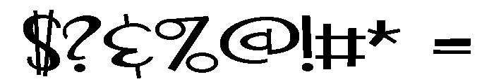ZP Mother May I Expanded Font OTHER CHARS